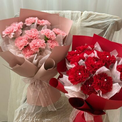 Cherished Bloom carnation bouquet