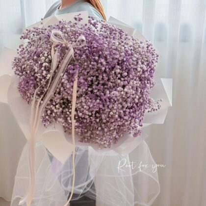 Love in the Clouds baby's breath bouquet