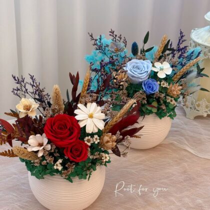 Bloomscape preserved flowers in vase