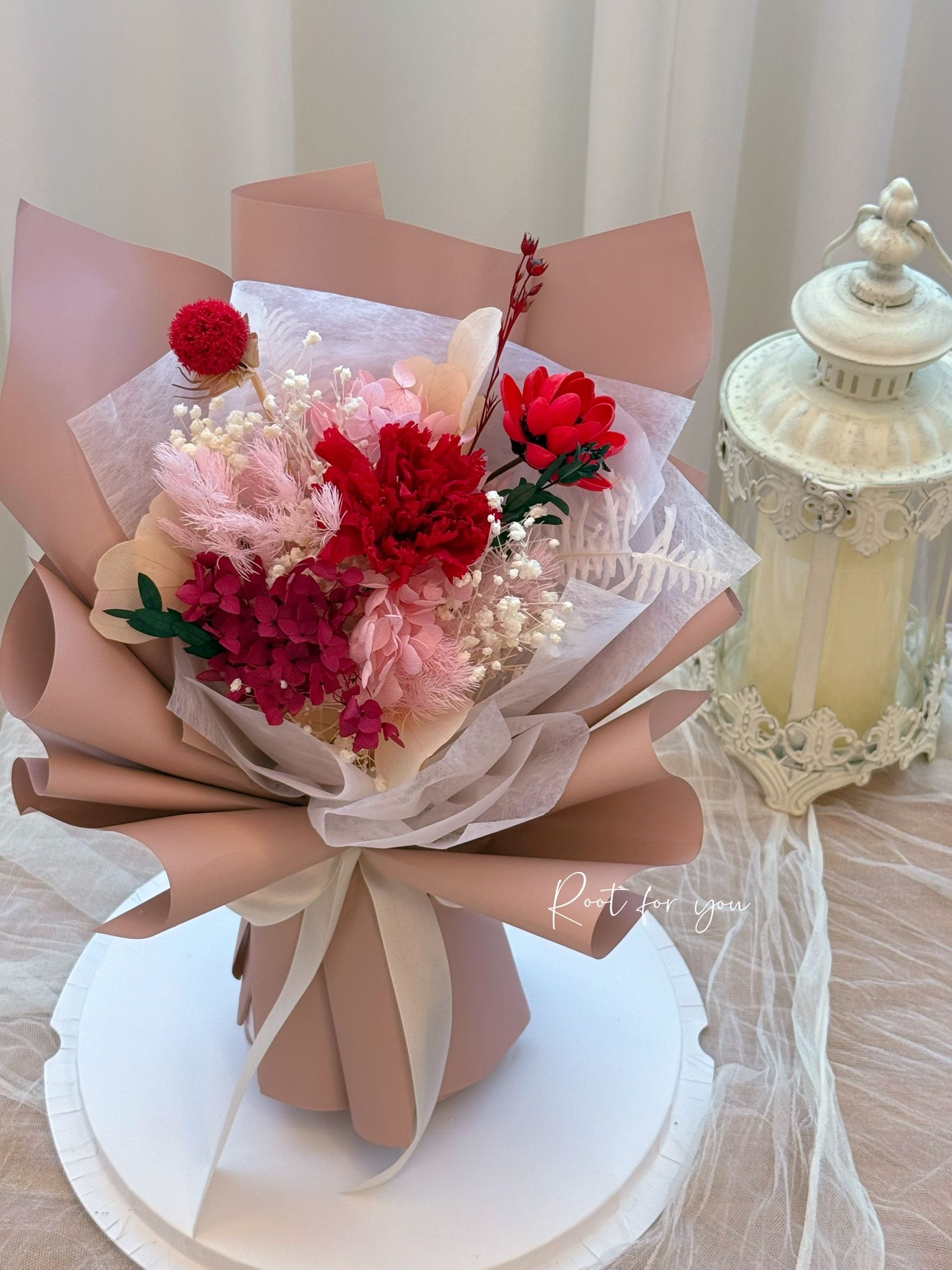Preserved carnation bouquet - Image 3